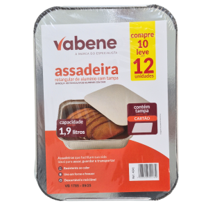Assadeira tampa cartão 1900ml