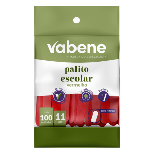 palito escolar vermelho