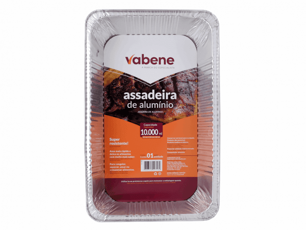 Assadeira de Alumínio Retangular