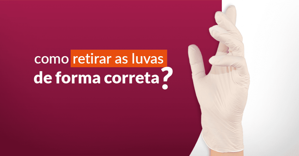 como tirar as luvas