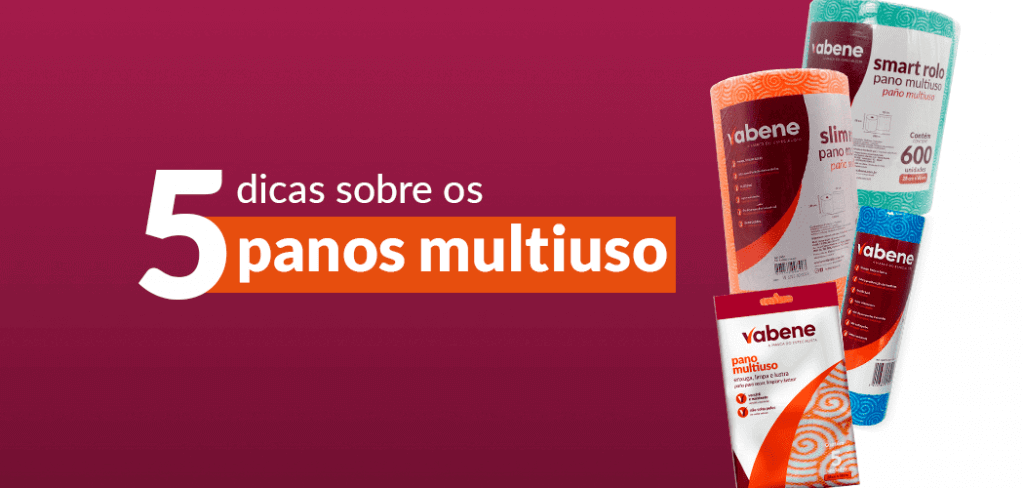 5 dicas panos multiuso
