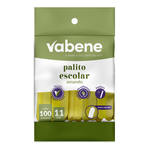 palito escolar amarelo