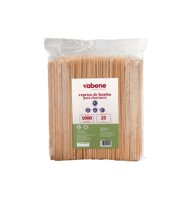 espeto de bambu para churrasco 25 cm 1000 un