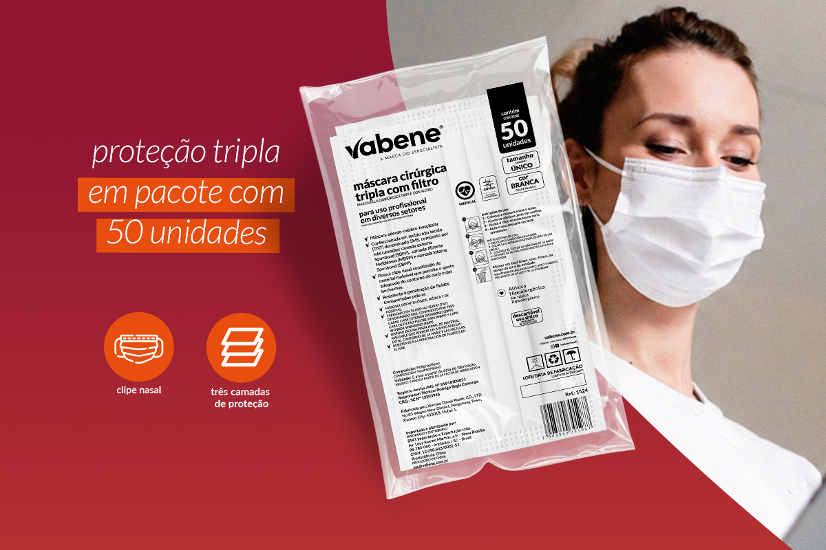 [MOBILE] Máscara TNT em pacote