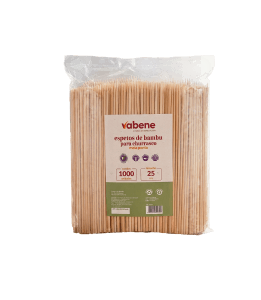 espeto de bambu para churrasco meia ponta