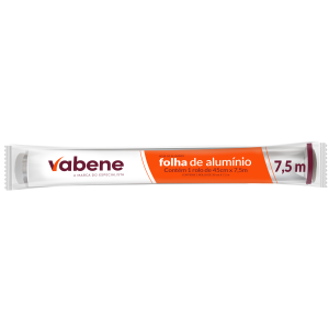 folhe de aluminio 45 cm x 7,5 metros