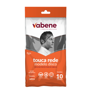 touca rede preta 10 unidades