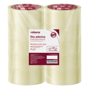 Fita adesiva transparente | 45 mm x 100 m