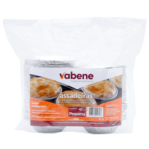 assadeira de aluminio para empada 45 ml